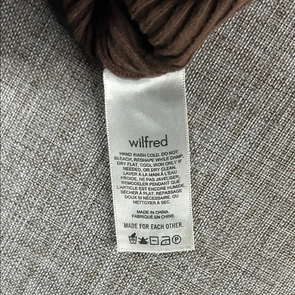 Wilfred Chocolate Ribbed Tank Top - Picture 5 of 6
